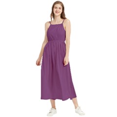 Byzantine Purple	 - 	Boho Sleeveless Summer Dress