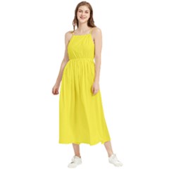 Blazing Yellow	 - 	boho Sleeveless Summer Dress by ColorfulDresses