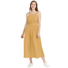 Indian Yellow	 - 	boho Sleeveless Summer Dress by ColorfulDresses