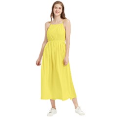 Maize Yellow	 - 	boho Sleeveless Summer Dress by ColorfulDresses