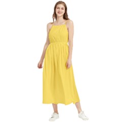 Mustard Yellow	 - 	boho Sleeveless Summer Dress by ColorfulDresses