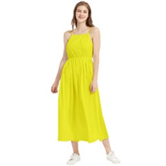 Xanthic Yellow	 - 	boho Sleeveless Summer Dress by ColorfulDresses