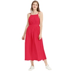 Medium Candy Apple Red	 - 	boho Sleeveless Summer Dress by ColorfulDresses