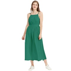 Bottle Green	 - 	boho Sleeveless Summer Dress by ColorfulDresses