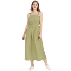 Khaki	 - 	boho Sleeveless Summer Dress by ColorfulDresses