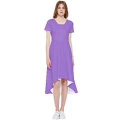 Iris Purple	 - 	high Low Boho Dress by ColorfulDresses