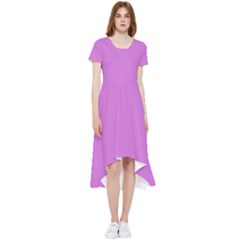 French Mauve Purple	 - 	high Low Boho Dress by ColorfulDresses