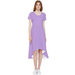 Periwinkle Purple	 - 	high Low Boho Dress by ColorfulDresses