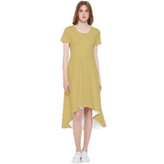 Trombone Yellow	 - 	High Low Boho Dress