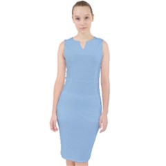 Pale Cerulean	 - 	midi Bodycon Dress