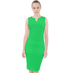 Malachite Green	 - 	midi Bodycon Dress by ColorfulDresses