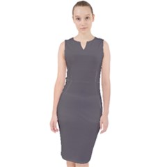 Dolphin Grey	 - 	midi Bodycon Dress