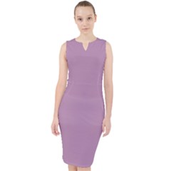 Smokey Grape Purple	 - 	midi Bodycon Dress