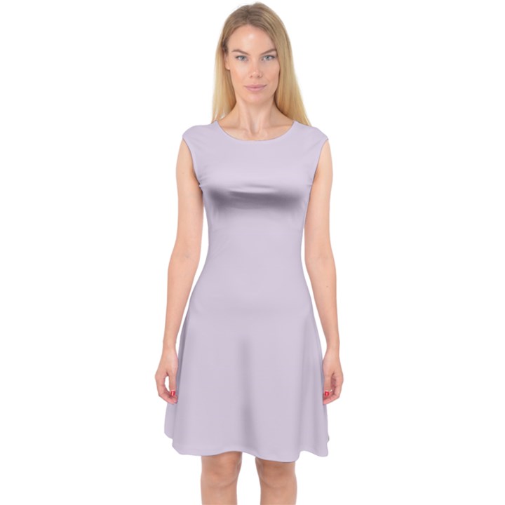 Languid Lavender Purple	 - 	Capsleeve Midi Dress