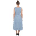 Cashmere Blue	 - 	Midi Tie-Back Chiffon Dress View2