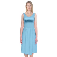 Baby Blue	 - 	Midi Sleeveless Dress