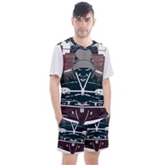 Sigaamoda Men s Mesh Tee And Shorts Set