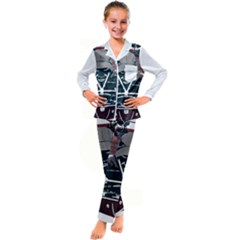 Sigaamoda Kid s Satin Long Sleeve Pajamas Set