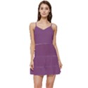 Sparkling Grape Purple	 - 	Short Frill Dress View1