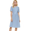 Cashmere Blue	 - 	Button Top Knee Length Dress View1