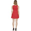 Amaranth Red	 - 	Sleeveless High Waist Mini Dress View4