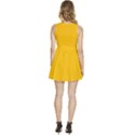 Mikado Yellow	 - 	Sleeveless High Waist Mini Dress View4