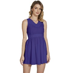 Blue Whale	 - 	sleeveless High Waist Mini Dress by ColorfulDresses