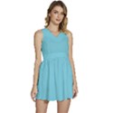 Middle Blue	 - 	Sleeveless High Waist Mini Dress View1