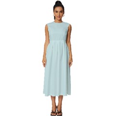 Pale Blue Lily	 - 	sleeveless Round Neck Midi Dress