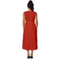 Chili Red	 - 	Sleeveless Round Neck Midi Dress View4