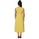 Naples Yellow	 - 	Sleeveless Round Neck Midi Dress View4