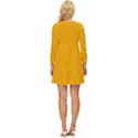 China Yellow	 - 	Long Sleeve Babydoll Dress View4