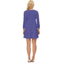 Blue Iris	 - 	Long Sleeve Babydoll Dress View4