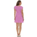 Soft Pink	 - 	Short Sleeve Tiered Mini Dress View4