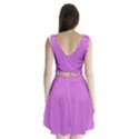 French Mauve Purple	 - 	Split Back Mini Dress View2