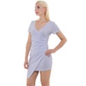 Nimbus Cloud	 - 	Short Sleeve Asymmetric Mini Dress View1