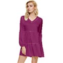 Plum Pie	 - 	Tiered Long Sleeve Mini Dress View1