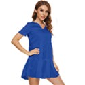 Princess Blue	 - 	Tiered Short Sleeve Babydoll Dress View2