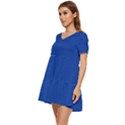 Princess Blue	 - 	Tiered Short Sleeve Babydoll Dress View3