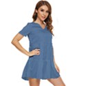 Queen Blue	 - 	Tiered Short Sleeve Babydoll Dress View2