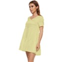 Yellow Iris	 - 	Tiered Short Sleeve Babydoll Dress View3