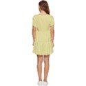 Yellow Iris	 - 	Tiered Short Sleeve Babydoll Dress View4