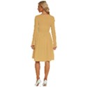 Sunset Gold	 - 	Long Sleeve Dress With Pockets View4