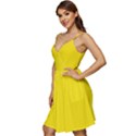 Bumblebee Yellow	 - 	V-Neck Pocket Summer Dress View3