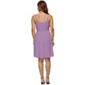 Opera Mauve Purple	 - 	V-Neck Pocket Summer Dress View4