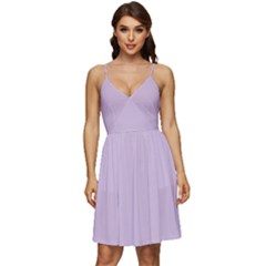 Thistle Purple	 - 	v-neck Pocket Summer Dress by ColorfulDresses