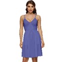 Blue Iris	 - 	V-Neck Pocket Summer Dress View1