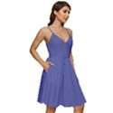 Blue Iris	 - 	V-Neck Pocket Summer Dress View2