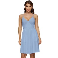 Cashmere Blue	 - 	v-neck Pocket Summer Dress by ColorfulDresses