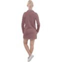 Copper Rose Brown	 - 	Long Sleeve Casual Dress View2